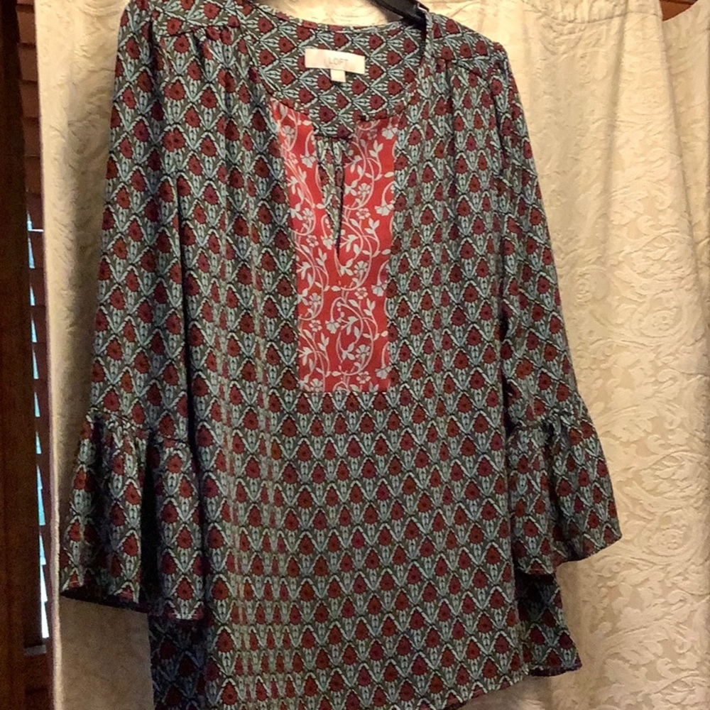 Loft bohemian style blouse- size small